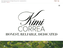 Tablet Screenshot of kimicorrea.com